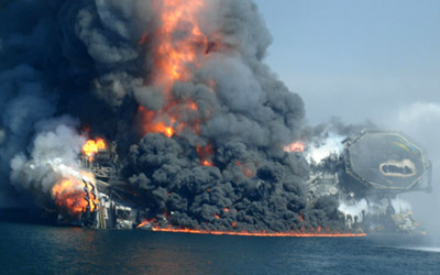 BP Mocondo Explosion, Deepwater Horizon.